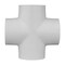 Charlotte Pipe And Foundry Charlotte Pipe Schedule 40 2 in. Slip X 2 in. D Slip PVC Cross 1 pk PVC 02410 1400 - alternate 4